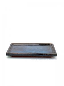 Bonsai alátét 18cm szögletes kék